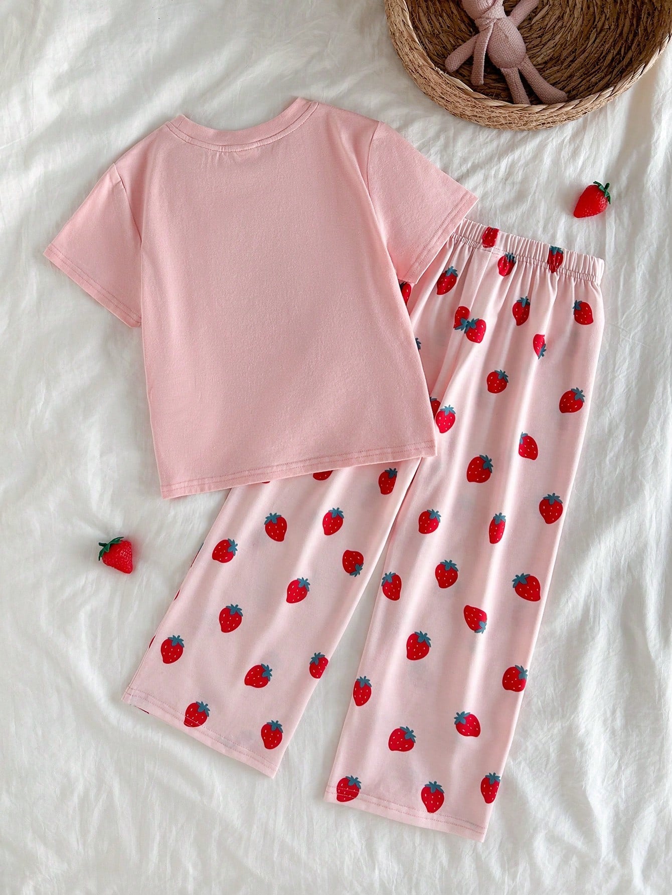 Strawberry Half Sleeve Kids Suit