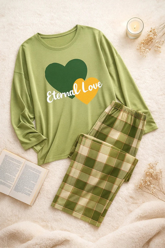 External Love Printed Night Suit